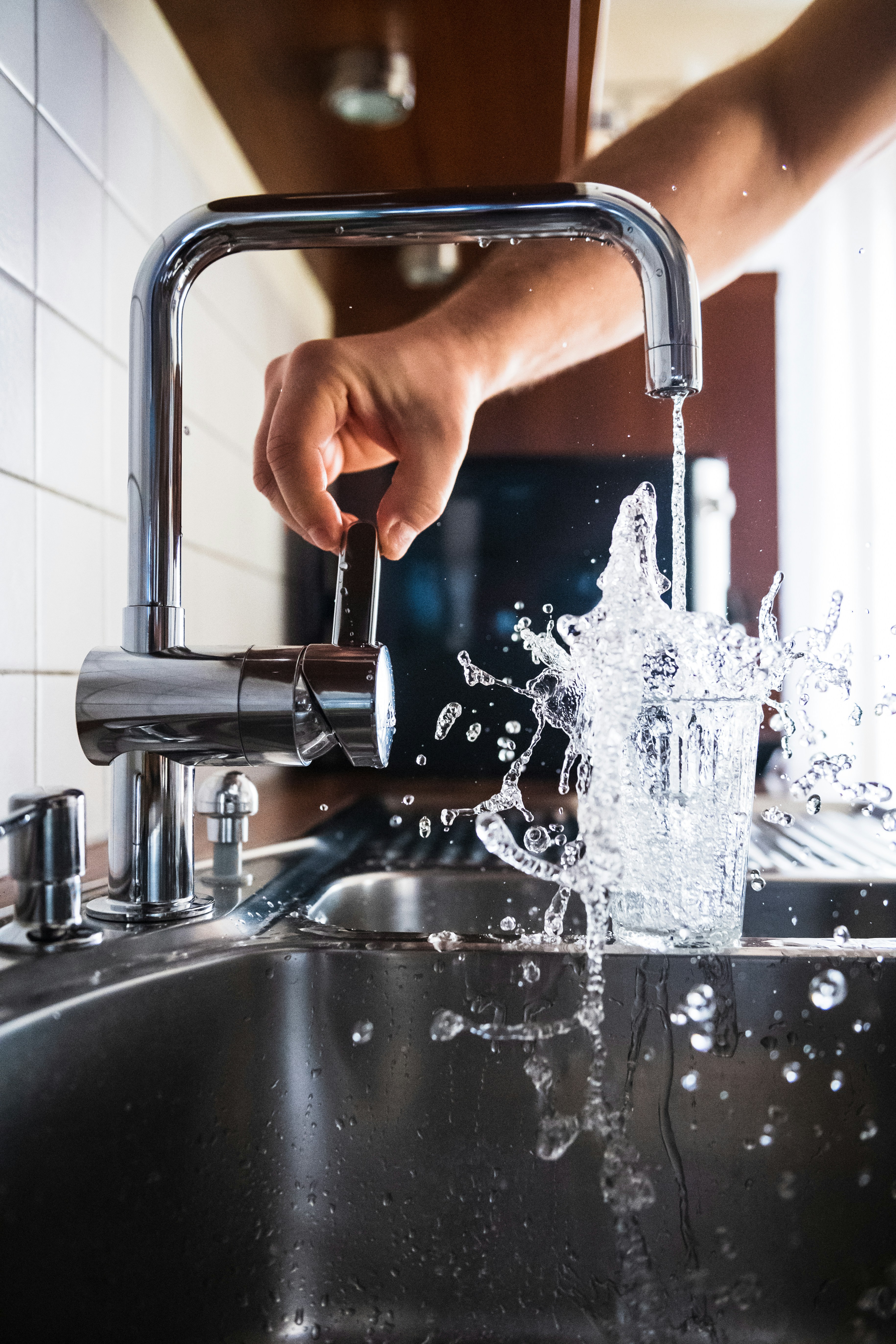 Plumber at work